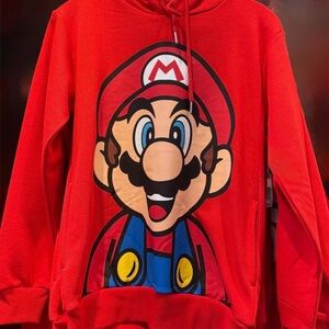 2026 Season Super Nintendo World Red Mario SweatShirt Hoodie Unisex Large